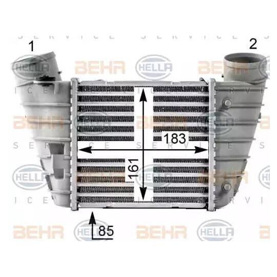 8ML 376 700-061 - Kompressoriõhu radiaator 