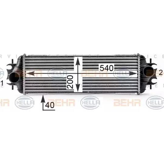 8ML 376 700-111 - Kompressoriõhu radiaator 