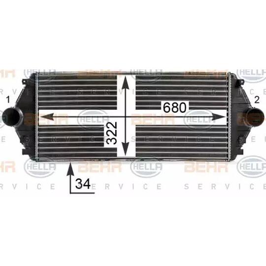 8ML 376 700-544 - Kompressoriõhu radiaator 