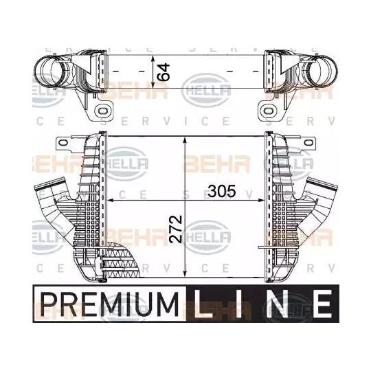 8ML 376 751-231 - Laddluftkylare 