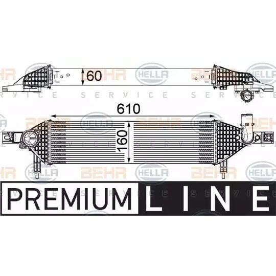 8ML 376 762-201 - Välijäähdytin 