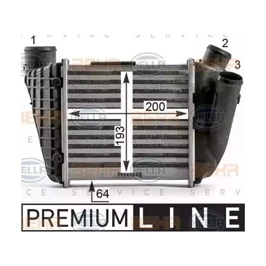 8ML 376 900-351 - Intercooler, charger 