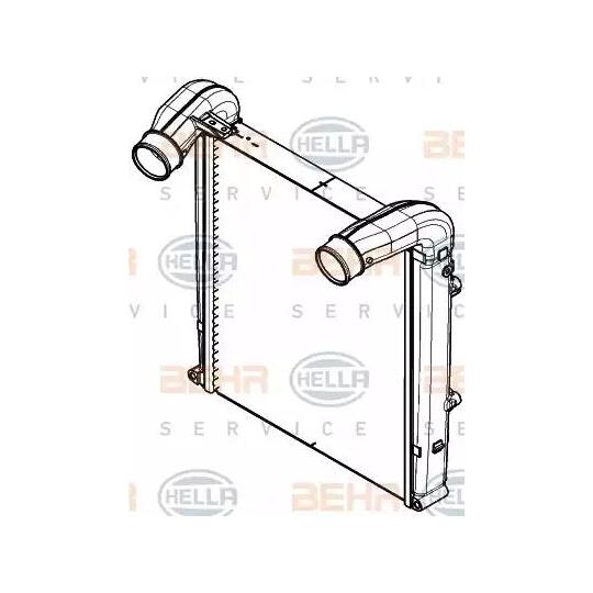 8ML 376 908-071 - Intercooler, charger 