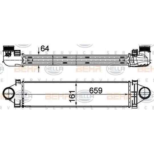 8ML 376 988-244 - Kompressoriõhu radiaator 