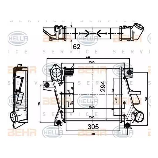 8ML 376 988-334 - Laddluftkylare 