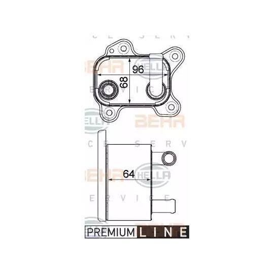 8MO 376 792-791 - Oljekylare, automatisk transmission 