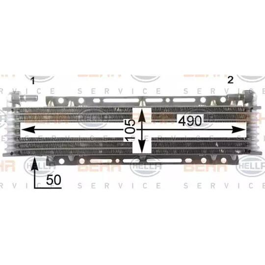 8MO 376 901-111 - Oil Cooler, engine oil 