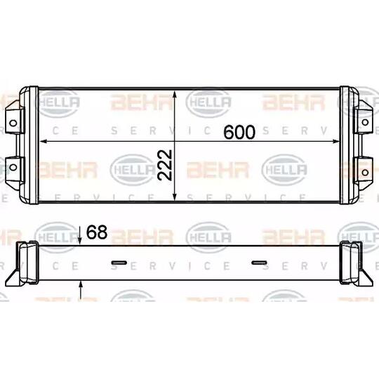 8MO 376 906-401 - Oljekylare, motor 