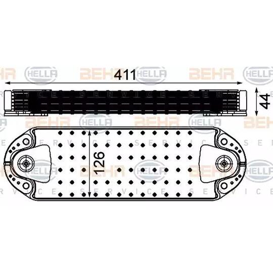 8MO 376 906-421 - Oil Cooler, engine oil 