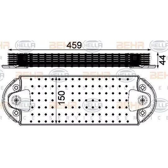 8MO 376 906-461 - Oil Cooler, engine oil 