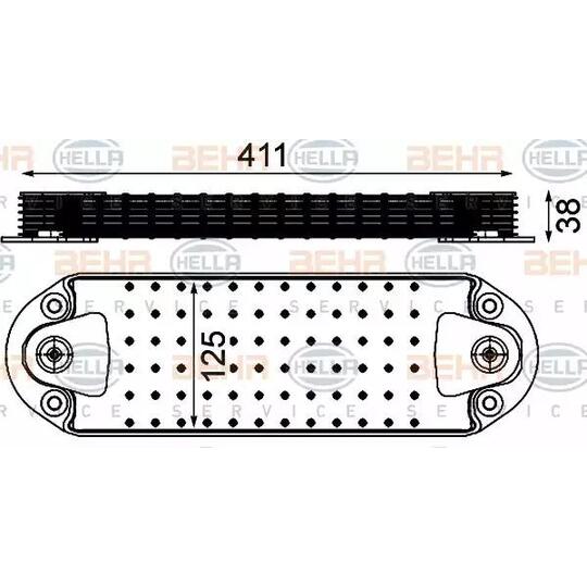 8MO 376 906-471 - Oil Cooler, engine oil 