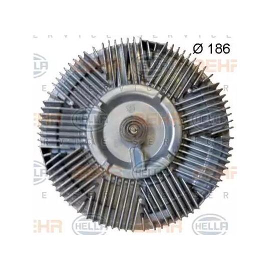 8MV 376 702-051 - Clutch, radiator fan 