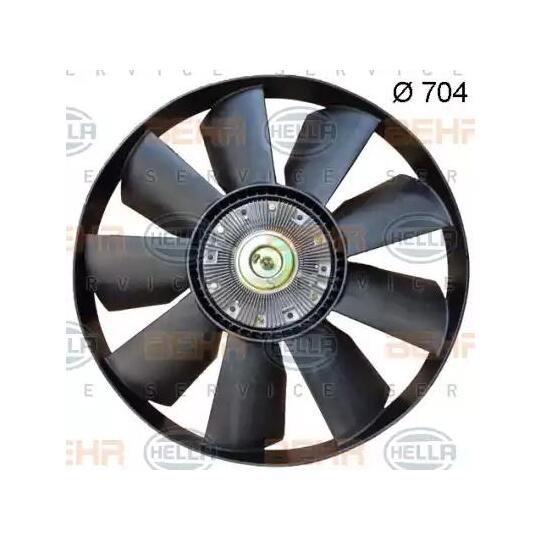 8MV 376 702-061 - Fan, radiator 