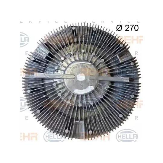 8MV 376 702-141 - Clutch, radiator fan 