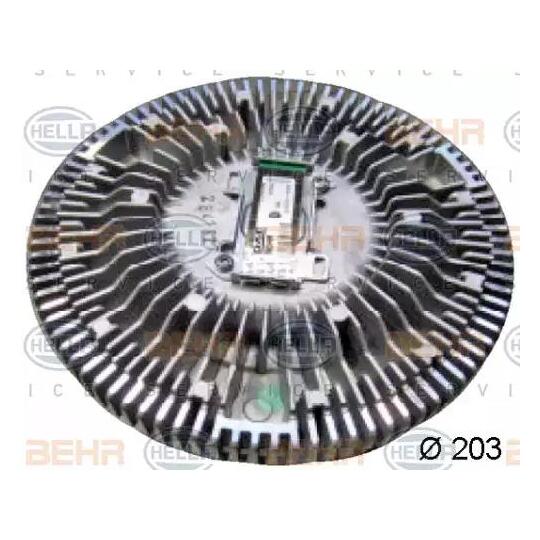 8MV 376 757-171 - Clutch, radiator fan 