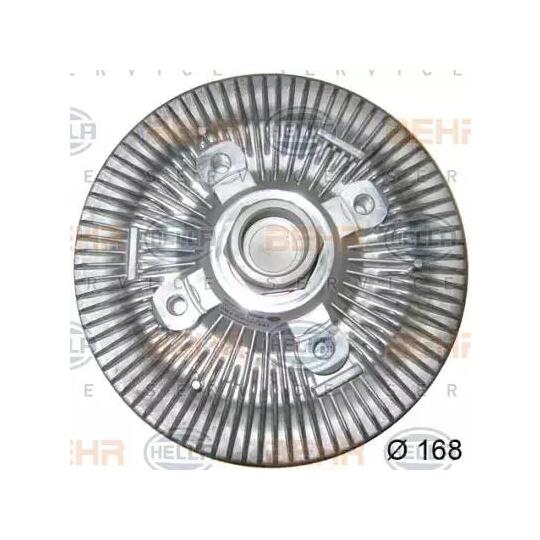 8MV 376 757-641 - Clutch, radiator fan 