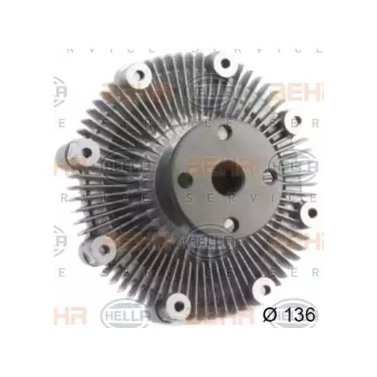 8MV 376 758-611 - Clutch, radiator fan 