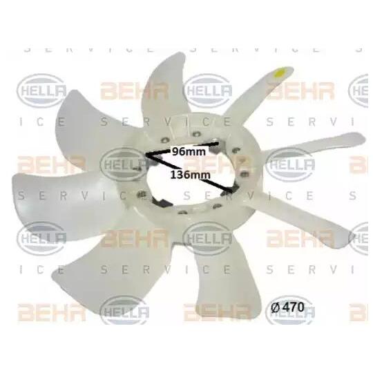 8MV 376 791-451 - Fan Wheel, engine cooling 