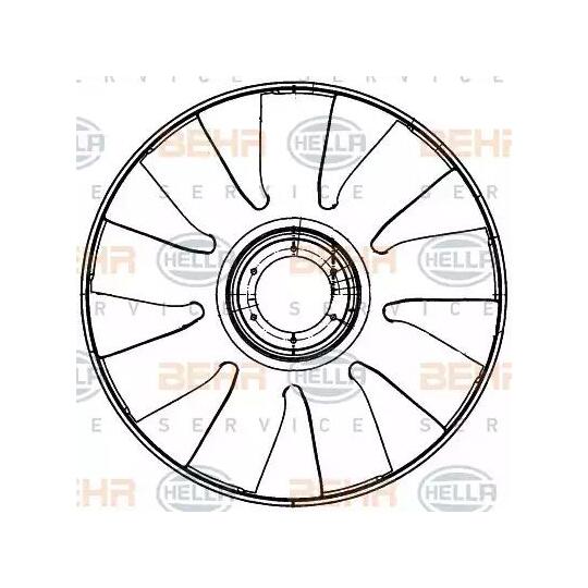 8MV 376 906-531 - Fan Wheel, engine cooling 