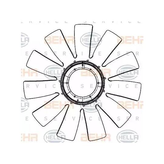 8MV 376 906-601 - Fan Wheel, engine cooling 