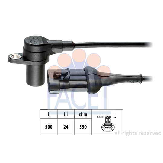 9.0171 - Pulse Sensor, flywheel 