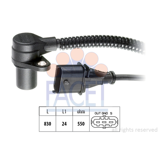 9.0266 - Pulse Sensor, flywheel 