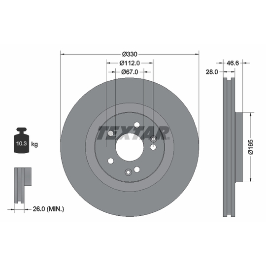 92151005 - Brake Disc 