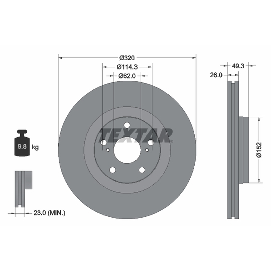 92195303 - Brake Disc 