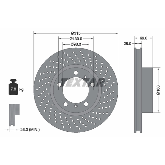 92280005 - Brake Disc 