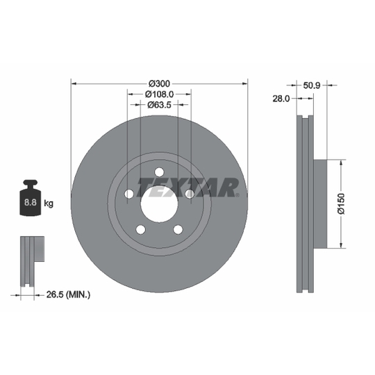 92283105 - Brake Disc 