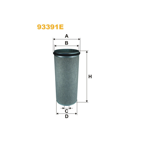 93391E - Secondary Air Filter 