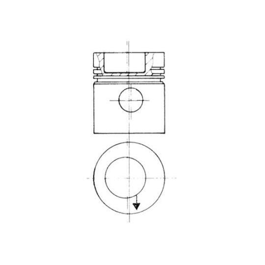 93831606 - Piston 