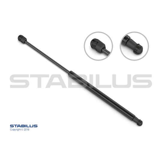 945033 - Gas Spring, rear windscreen 