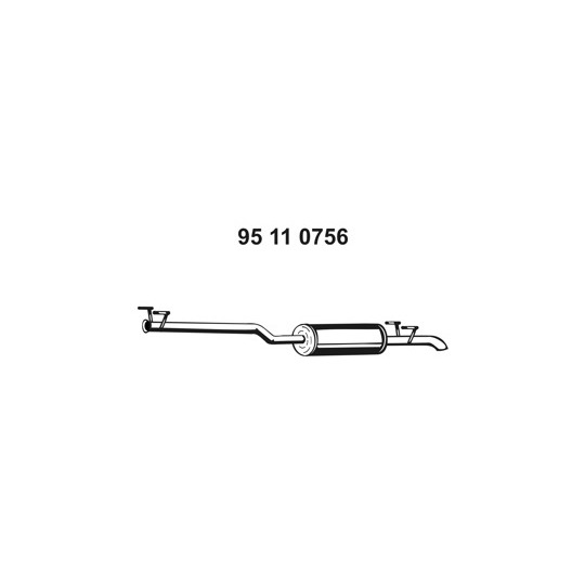 95 11 0756 - Middle Silencer 