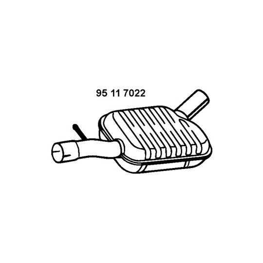 95 11 7022 - Etuäänenvaimentaja 