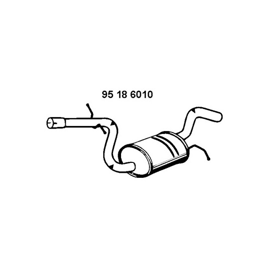 95 18 6010 - Front Silencer 