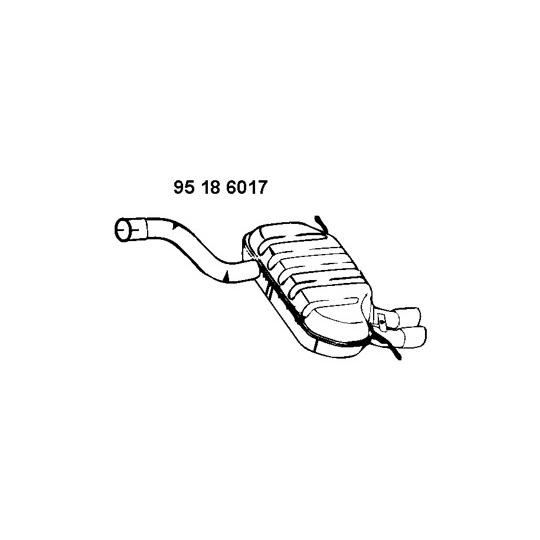 95 18 6017 - End Silencer 