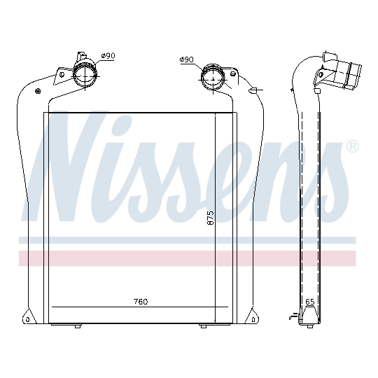 961434 - Intercooler, charger 