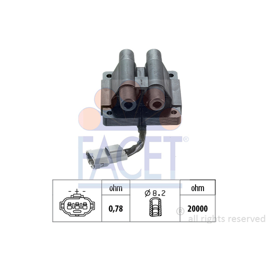 9.6166 - Ignition coil 