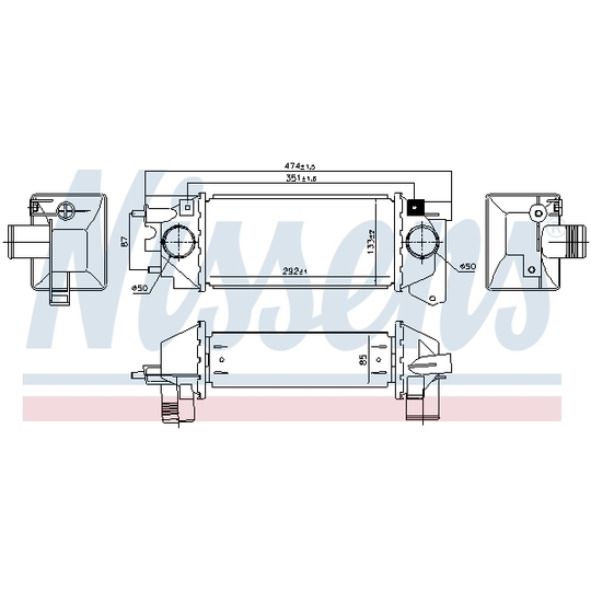 96171 - Intercooler, charger 