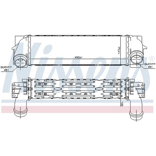 96439 - Intercooler, charger 