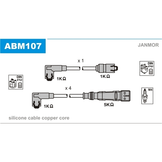 ABM107 - Süütesüsteemikomplekt 