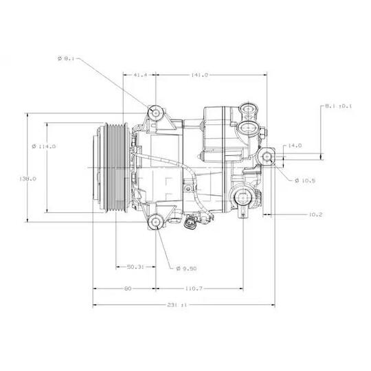 ACP 52 - Kompressori, ilmastointilaite 