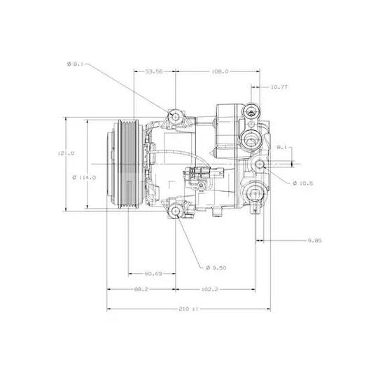 ACP 56 - Kompressor, klimatanläggning 