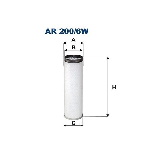AR 200/6W - Secondary Air Filter 