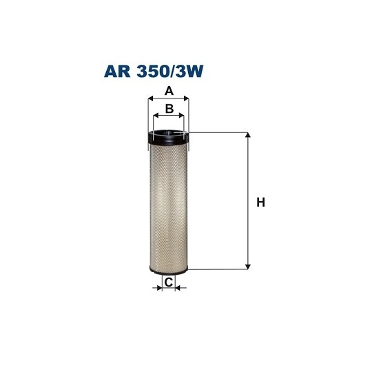 AR 350/3W - Secondary Air Filter 