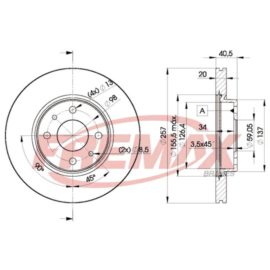 BD-5056 - Brake Disc 