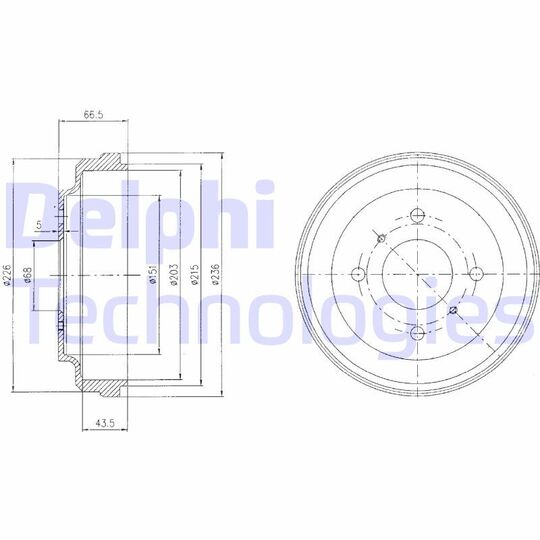 BF481 - Brake Drum 