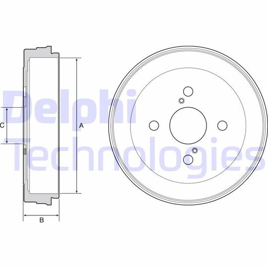 BF534 - Brake Drum 