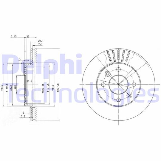 BG2282C - Brake Disc 